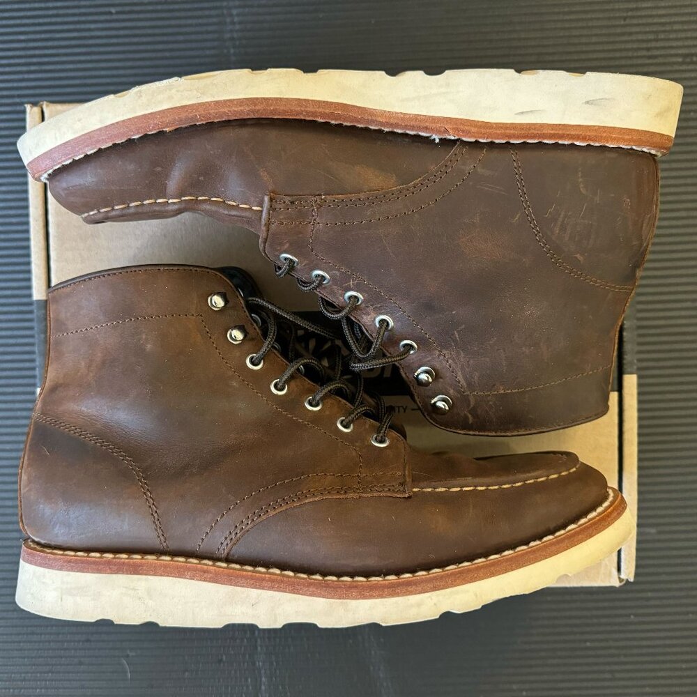 Thursday Boot Diplomat Moc Toe Boot in Arizona Adobe Sz 9